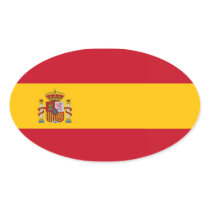 spain oval stickers