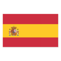 spain rectangular stickers