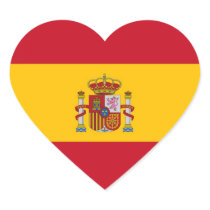 spain heart sticker