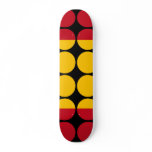 Spain Stylish Girly Chic : Polka Dot Spanish Flag Skate Boards