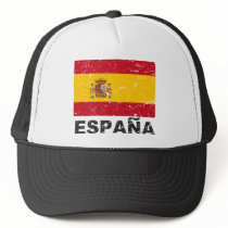 Spain Vintage Flag Hat