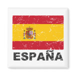 Spain Vintage Flag magnets