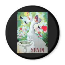 Spain Vintage Image Magnets