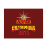 Spain World Champions 2010 Postcards