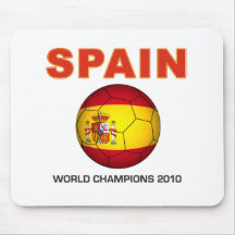 Spain World Cup 2010 Champion South Africa Mousepads