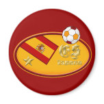 Spains New España fans 1 star Soccer logo magnets