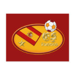 Spains New España fans 1 star Soccer logo Postcards
