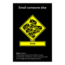 Spam Information Security Awareness Poster posters