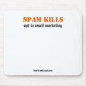 SPAM KILLS mouse pad mousepads