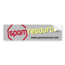 Spam Resource Bumper Sticker bumper stickers by radparker Spam Resource Bumper Sticker bumper stickers