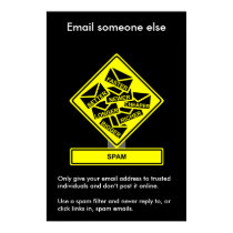 Spam Security Awareness Poster posters