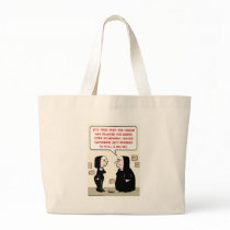 spandex nuns no-no dress code canvas bags
