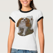 Spaniel Ladies Ringer T-Shirt