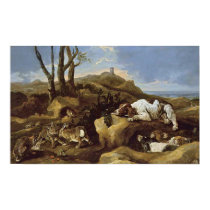 "Spaniels Stalking Rabbits in the Dunes" posters by VintagePets "Spaniels Stalking Rabbits in the Dunes" posters