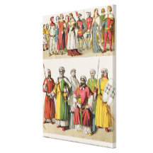 Spanish and Moorish Dress Stretched Canvas Prints