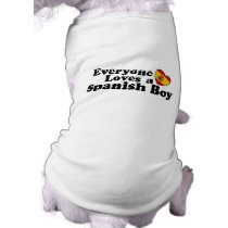 Spanish Boy Pet Tee Shirt