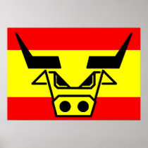 Spanish Bull Poster