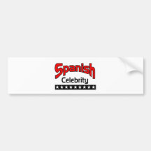 Spanish Celebrity Bumper Stickers
