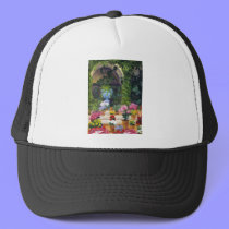 Spanish Courtyard hats by artbylmr Spanish Courtyard hats
