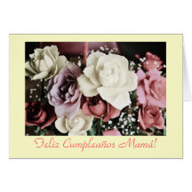 Spanish:Cumpleaños/ mamá-birthday Greeting Cards