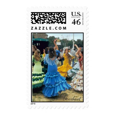 Spanish Fair, Goodart Postage Stamp by pili_aloha