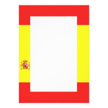 Spanish Flag Border Invitation