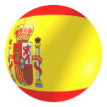 Spanish Flag Bubble Sticker