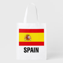 Spanish Flag Grocery Bags at Zazzle
