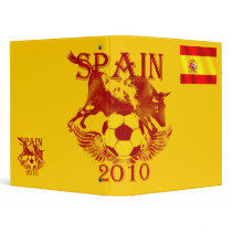 Spanish flag of Spain gifts for Spaniards binders
