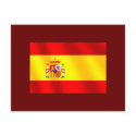 Spanish flag of Spain gifts for Spaniards postcards