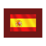 Spanish flag of Spain gifts for Spaniards Postcard
