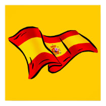 Spanish flag of Spain gifts for Spaniards posters by LaFuriaRoja Spanish flag of Spain gifts for Spaniards posters