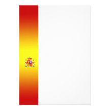 Spanish Flag Panel Invitation