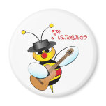Spanish Flamenco bee Magnets