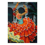 Spanish Flamenco Dancer Invitation