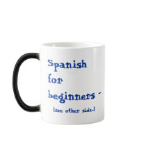 Spanish for beginners mugs by Stronsy Spanish for beginners mugs