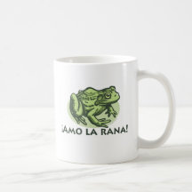 Spanish Frog - I Love Frogs Mug