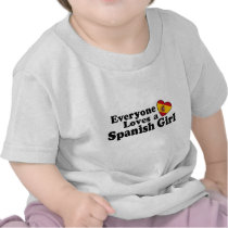 Spanish Girl t-shirts