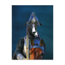 Spanish Greyhound Postcard Nobility Dogs Gift