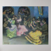 Spanish Gypsy Dancers, 1898 Posters
