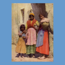 Spanish Gypsy Girls, Vintage 1917 posters by voodoomama Spanish Gypsy Girls, Vintage 1917 posters