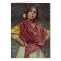 Spanish Gypsy Greeting Cards