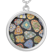 Spanish & Mexican Tile Mosaic Jewelry