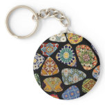 Spanish &amp; Mexican Tile Mosic Key Chain