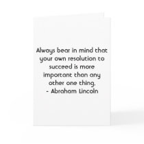 Spanish Motivation - Abraham Lincoln cards