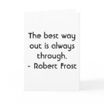 Spanish Motivation - Robert Frost cards