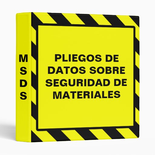 Msds Binders, Custom Msds 3 Ring Binder Designs