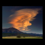 Spanish Peaks Wavecloud posters