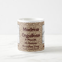 Spanish Proud Godmother New Baby Photo Mug