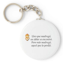 Spanish Quotes Key Chain
